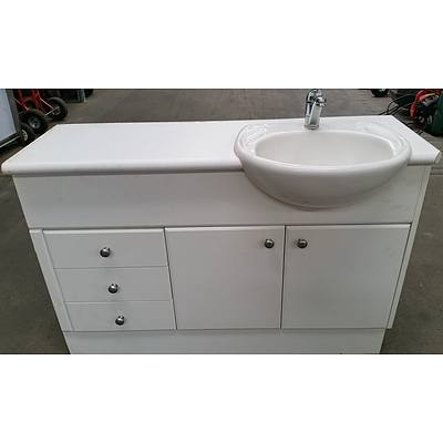 Fowler Single Basin Bathroom Sink and Cabinet