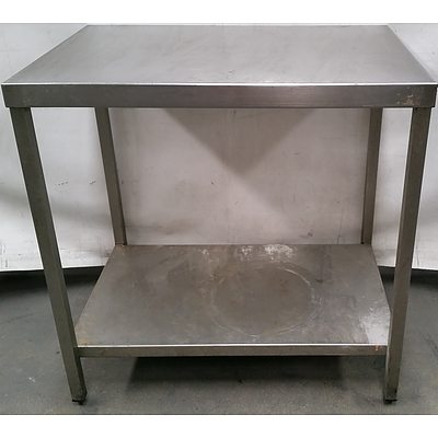 Commercial Stainless Steel Bench