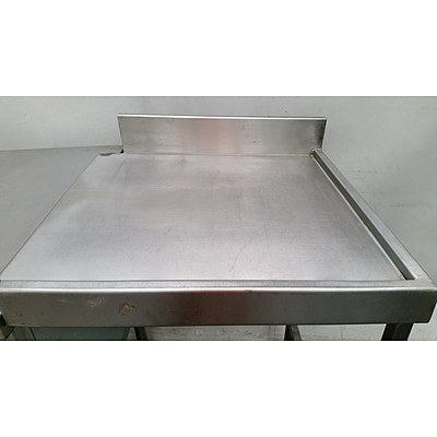 Commercial Stainless Steel Benches  - Lot of Two