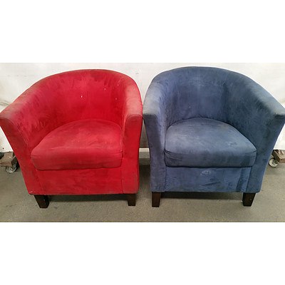 Tub Chairs - Lot of Two