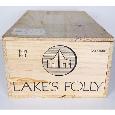 Box of 12 Lake's Folly 1999 Hunter Valley Cabernet Sauvignon Merlot 750ml