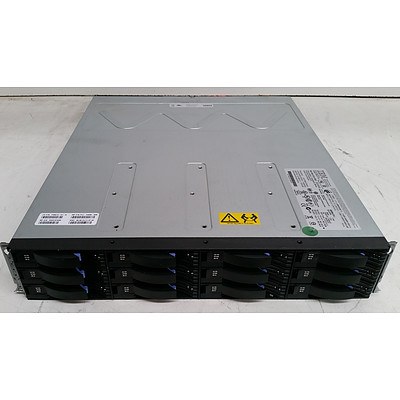 IBM (DS3512) 12 Bay SAS Storage Controller Hard Drive Array w/ 3.6TB 15k Total Storage