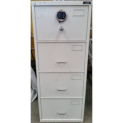 Planex B Class Four Drawer Filing Cabinet