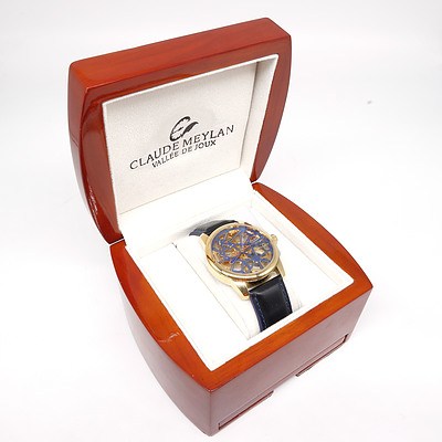 Claude Meylan Ligne Lac 6144 PB Wristwatch with Original Box