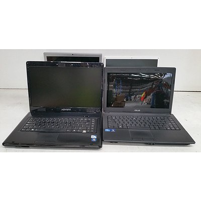 Assorted Laptop Chassis & Components - Lot of Four