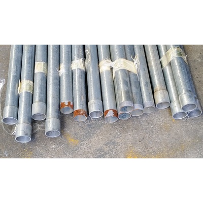 50mm Steel Conduit - Lot of 16 Lengths