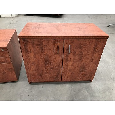 Assorted Laminate Office Storage Furniture - Lot of 4