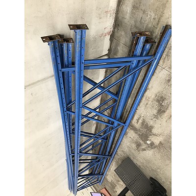 Dexion Pallet Racking Uprights - Lot of 4