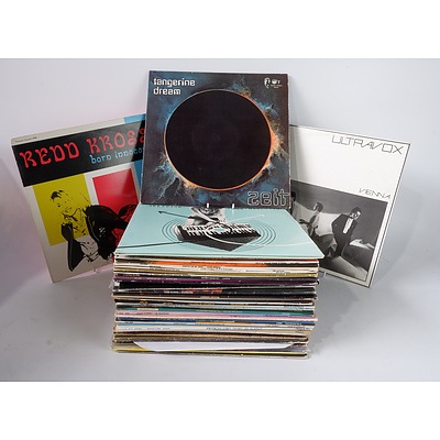 A Quantity of Vinyl LP Records Including Redd Kross, Tangerine Dream and Ultravox