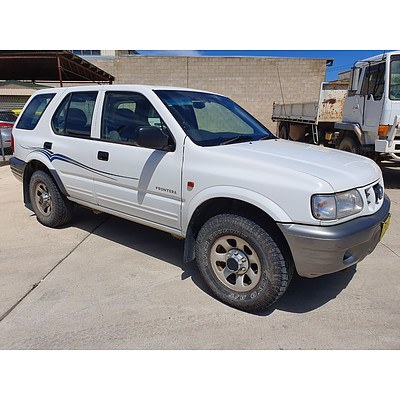 6/2002 Holden Frontera (4x4) MX - Lot 1081239 | CARBIDS