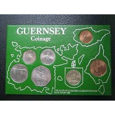 Guernsey: Uncirculated Set 1979 & 1983