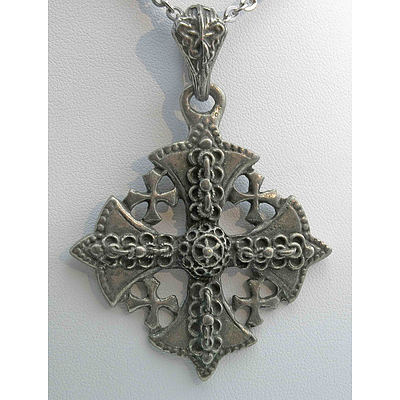 Celtic Pewter Cross