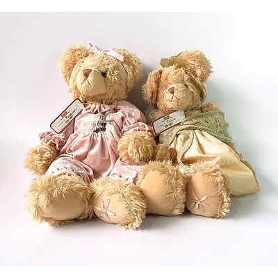 Two Settler 60cm Teddy Bears, Felicia and Rosemary