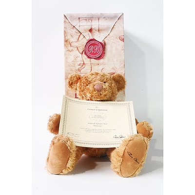 A Boxed Limited Edition Russ Berrie Bears from the Past Teddy Bear, 'Wellesley'