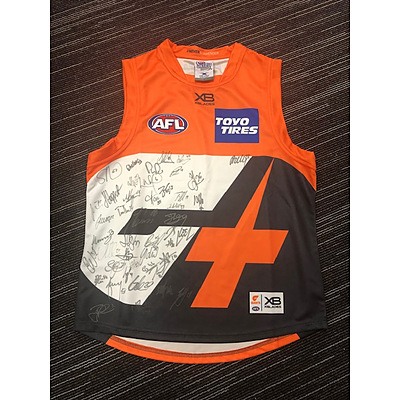 GWS Giants Guernsey Signed by the 2019 Squad