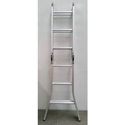 Aluminium 12 Rung Folding Ladder