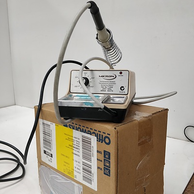 Micron Temperature Variable Soldering Station Cat. No. T2442