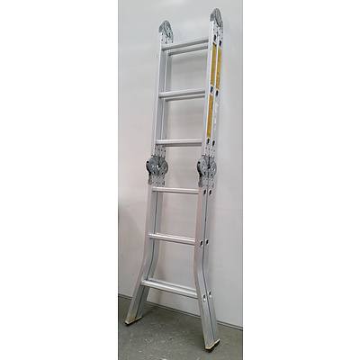 Aluminium 12 Rung Folding Ladder