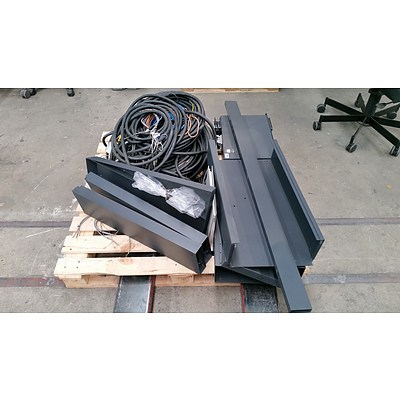 Bulk Lot of Assorted Data & Electrical Cable Including Mounting And Rack Mountable Equipment