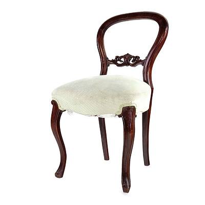 Antique Balloon Back Dining Chair