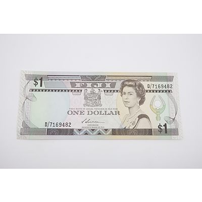1983 Fiji One Dollar Banknote - Uncirculated