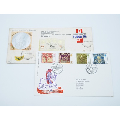 Edinburgh and Tonga First Day Covers