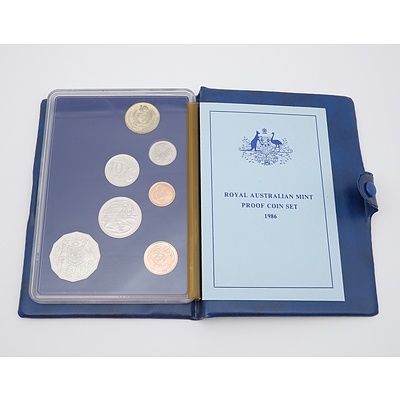 Royal Australian Mint 1986 Seven Coin Proof Set