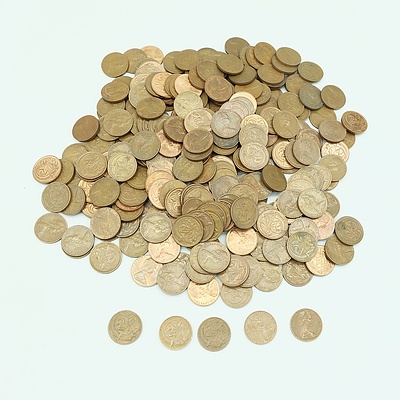 Large Quantity of 1970 - 1979 Australian Two Cent Coins