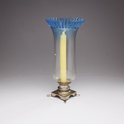 Vintage Glass Storm Lantern