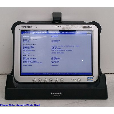Panasonic (FZ-G1ASBJKBA) FZ-G1 ToughPad Core i5 (3437U) 1.90GHz 10.1-Inch Rugged Tablet