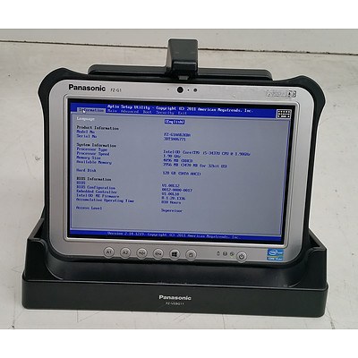 Panasonic (FZ-G1ASBJKBA) FZ-G1 ToughPad Core i5 (3437U) 1.90GHz 10.1-Inch Rugged Tablet