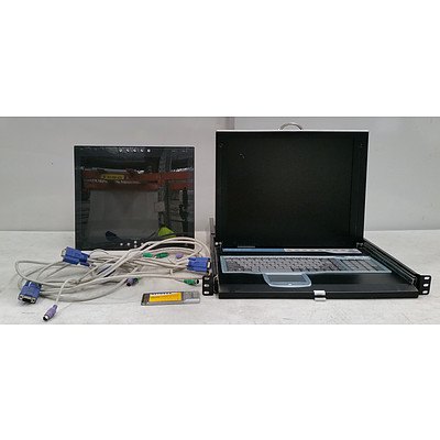 Point Of Sale Monitor And A KVM