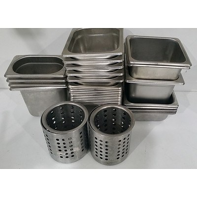 Selection of Commercial Crockery and Stainless Steel Kitchenware