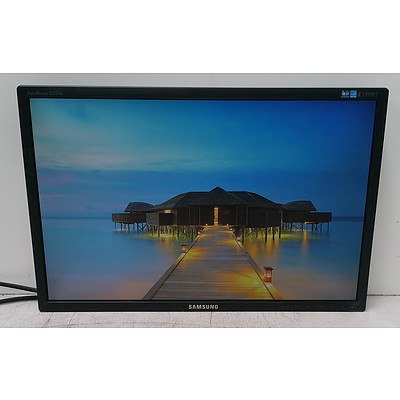 Dell E1709Wc 17" & Samsung 2243BW 22" Widescreen LCD Monitors - Lot of Two