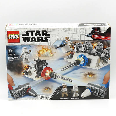 Star Wars Lego 75239 Action Battle Hoth Generator Attack, New