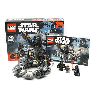 Star Wars Lego 75183 Darth Vader Transformation