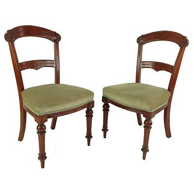 Eight Late Victorian Dining Chairs Circa 1890