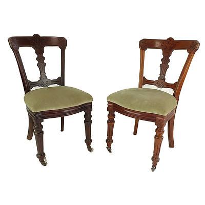 Eight Late Victorian Dining Chairs Circa 1890