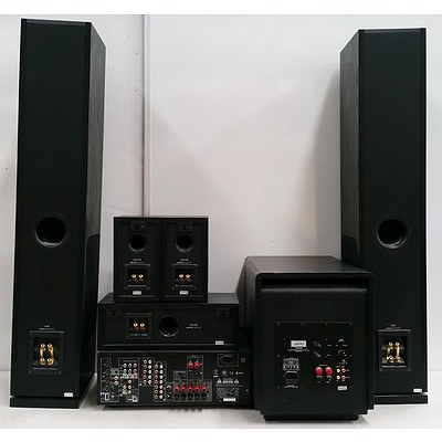 Jamo 5.1 Surround Sound System and Denon AVR-790 AV Receiver