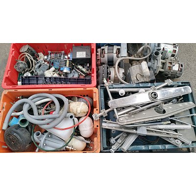 Section of Commercial Glass/Diswasher Unit Components
