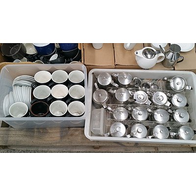 Selection of Commercial Crockery, Stainless Steel Kitchenware and Serving Ware