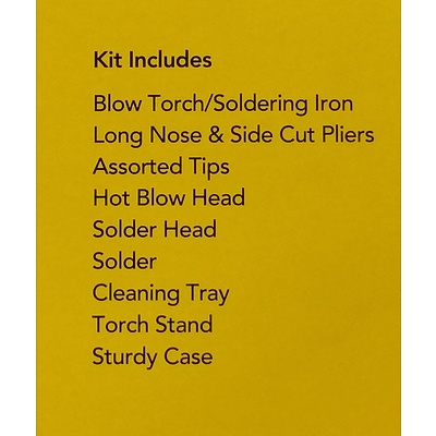 Hot Devil 11 Piece Torch and Soldering Iron Kit - New
