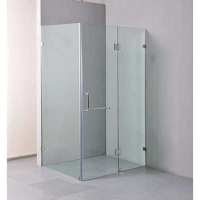 1200 X 700 Sliding Door Safety Glass Shower Screen By Della Francesca - Brand New
