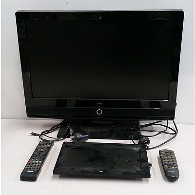 AWA Television with DVD Player, and a Digital Photo Frame