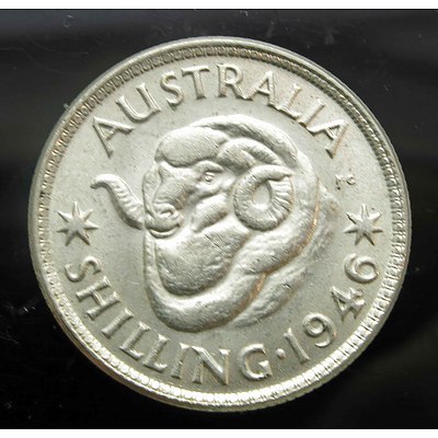 Aust: Silver Shilling 1946 Melbourne