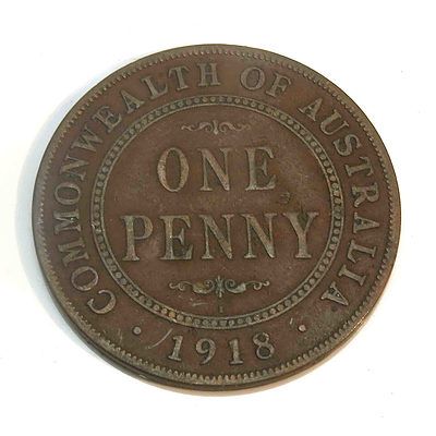 Aust: George V 1918 Penny