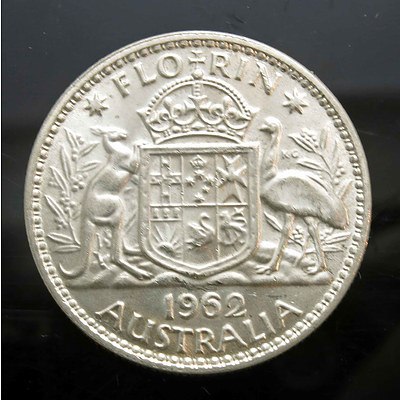 Aust: Silver Florin 1962