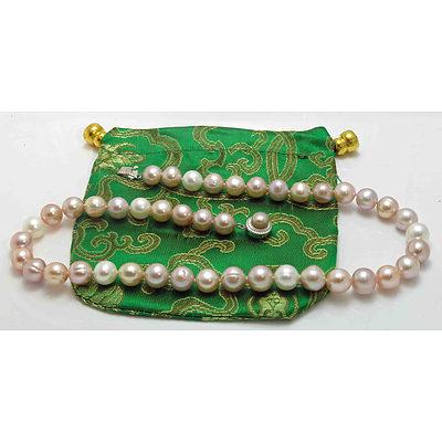 Fresh-Water Cultured Pearl Necklace