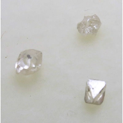 Natural Uncut Diamond Crystals