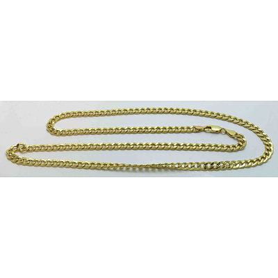 Italian 18Ct Gold-Plated Sterling Silver Chain